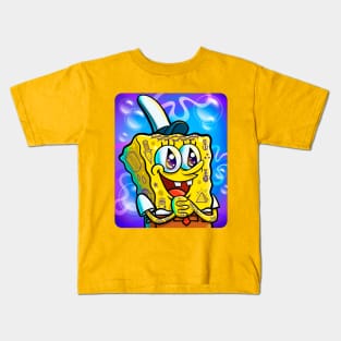 Spongebob Tattooed Squarepants Kids T-Shirt